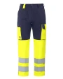 Broeken PROJOB 6501 SIGNALISATIEBROEK MET KNIEZAKKEN EN ISO 20471 KLASSE 2 voor bedrukking &amp; borduring