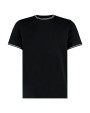 KUSTOM KIT Fashion Fit Tipped Tee T-Shirts personalisierbar