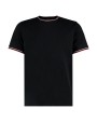 KUSTOM KIT Fashion Fit Tipped Tee T-Shirts personalisierbar