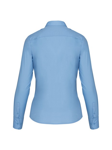 KARIBAN Chemise pilote manches longues femme /api/colors/549fa598-8d61-4fa2-82ad-90f4d2ec39ab personnalisable