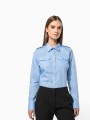 Chemises à personnaliser KARIBAN Chemise pilote manches longues femme 
