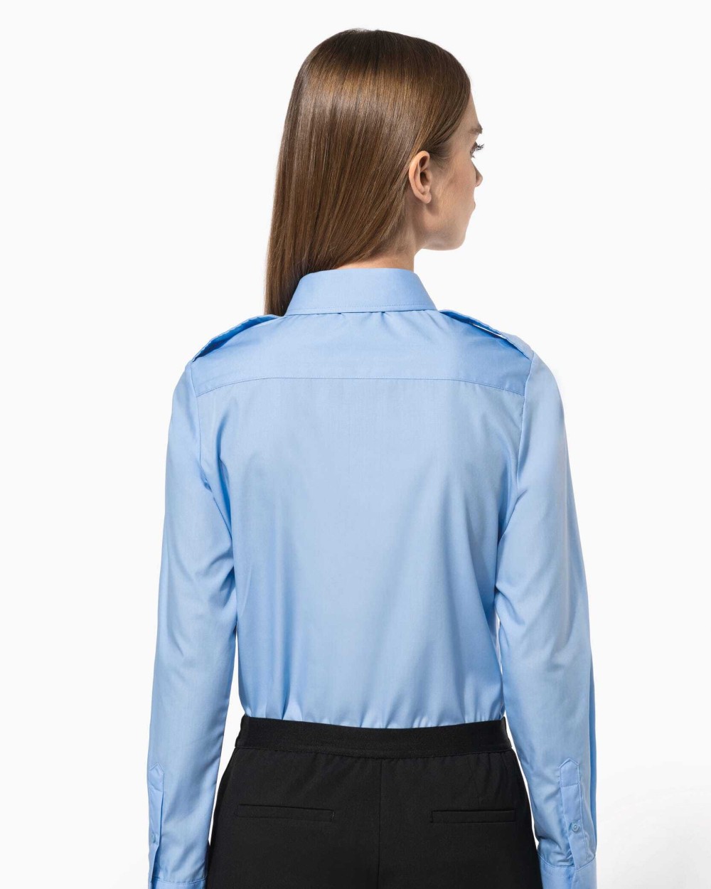 Chemises personnalisable KARIBAN Chemise pilote manches longues femme