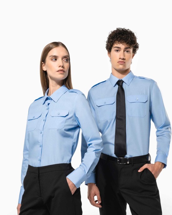 Chemises personnalisable Kariban Chemise pilote manches longues femme