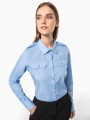 Chemises à personnaliser KARIBAN Chemise pilote manches longues femme 