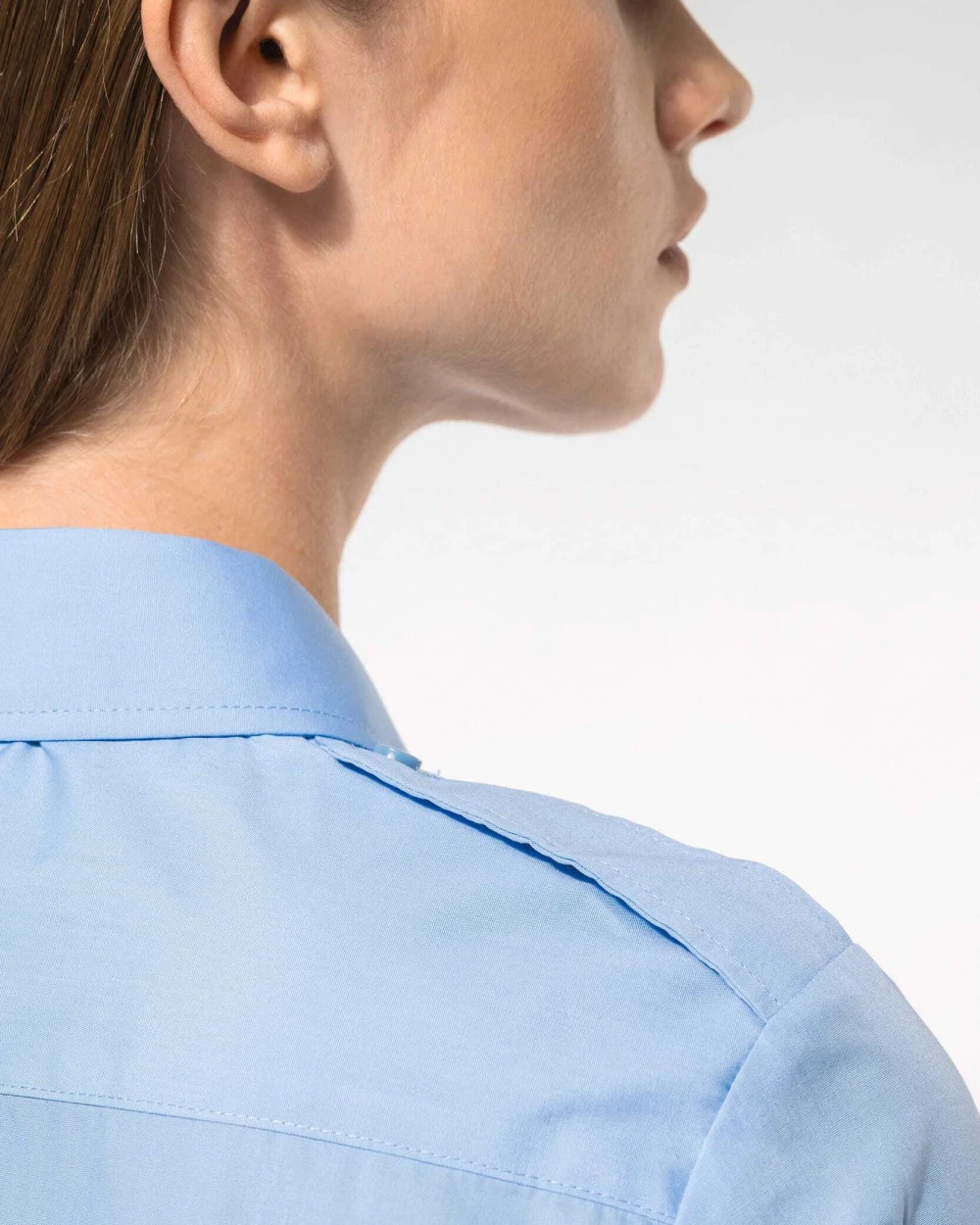 Hemden KARIBAN Damespilootoverhemd lange mouwen voor bedrukking &amp; borduring
