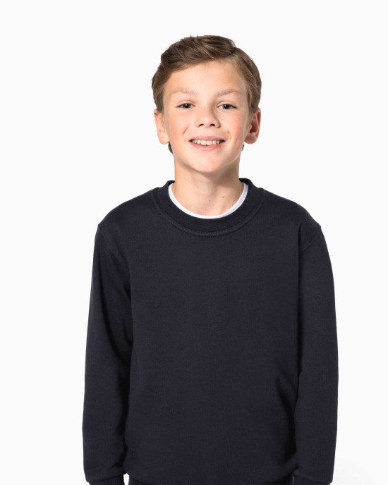 Sweat-shirts personnalisable Kariban Sweat-shirt recyclé col rond enfant