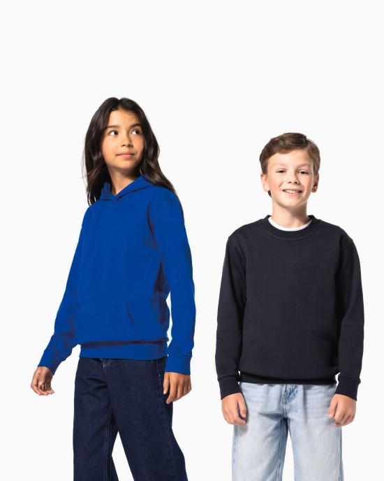 Sweat-shirts personnalisable Kariban Sweat-shirt recyclé col rond enfant