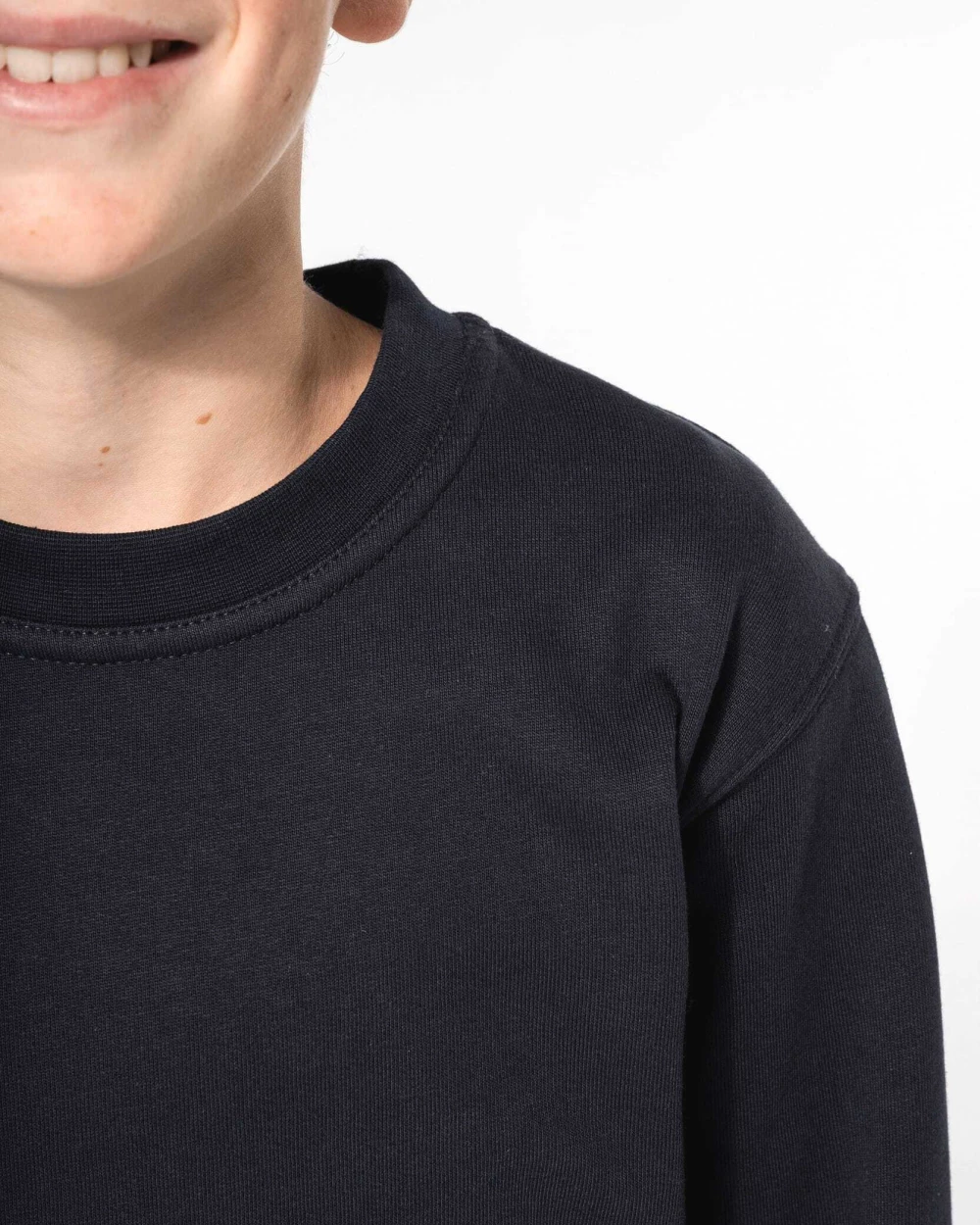 KARIBAN Recyceltes Kinder-Sweatshirt mit Rundhalsausschnitt Sweatshirts personalisierbar