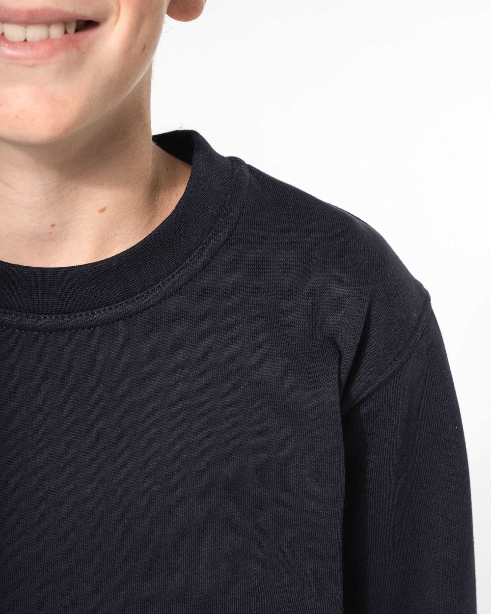 KARIBAN Recyceltes Kinder-Sweatshirt mit Rundhalsausschnitt Sweatshirts personalisierbar