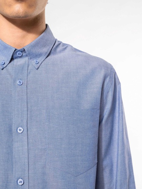 Chemises à personnaliser KARIBAN Chemise Oxford manches longues 