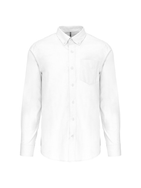 KARIBAN Chemise Oxford manches longues /api/colors/7a92cd2d-10d2-40b4-928b-296bb7487506 personnalisable