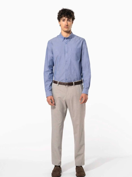 Chemises à personnaliser KARIBAN Chemise Oxford manches longues 