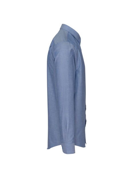 KARIBAN Chemise Oxford manches longues /api/colors/6dc833b8-9eb1-49eb-b62d-816b28428d46 personnalisable