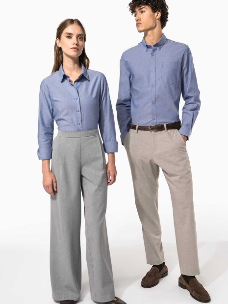 Chemises à personnaliser KARIBAN Chemise Oxford manches longues 