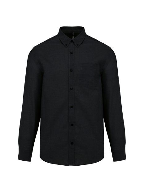 KARIBAN Chemise Oxford manches longues /api/colors/b9fdad4a-5e94-45cb-8c03-c08b349b28c3 personnalisable