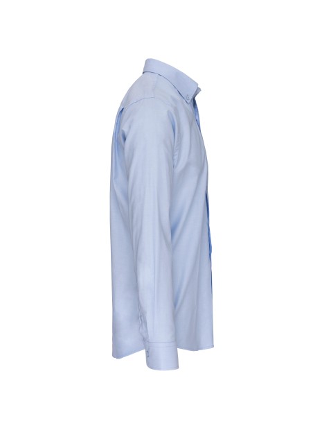 KARIBAN Chemise Oxford manches longues /api/colors/47da2a7d-af26-4e06-98f3-390f4bc89c64 personnalisable