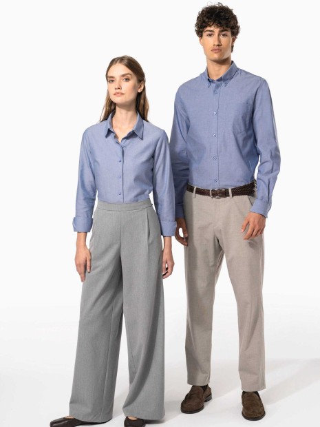 Chemises à personnaliser KARIBAN Chemise Oxford manches longues 