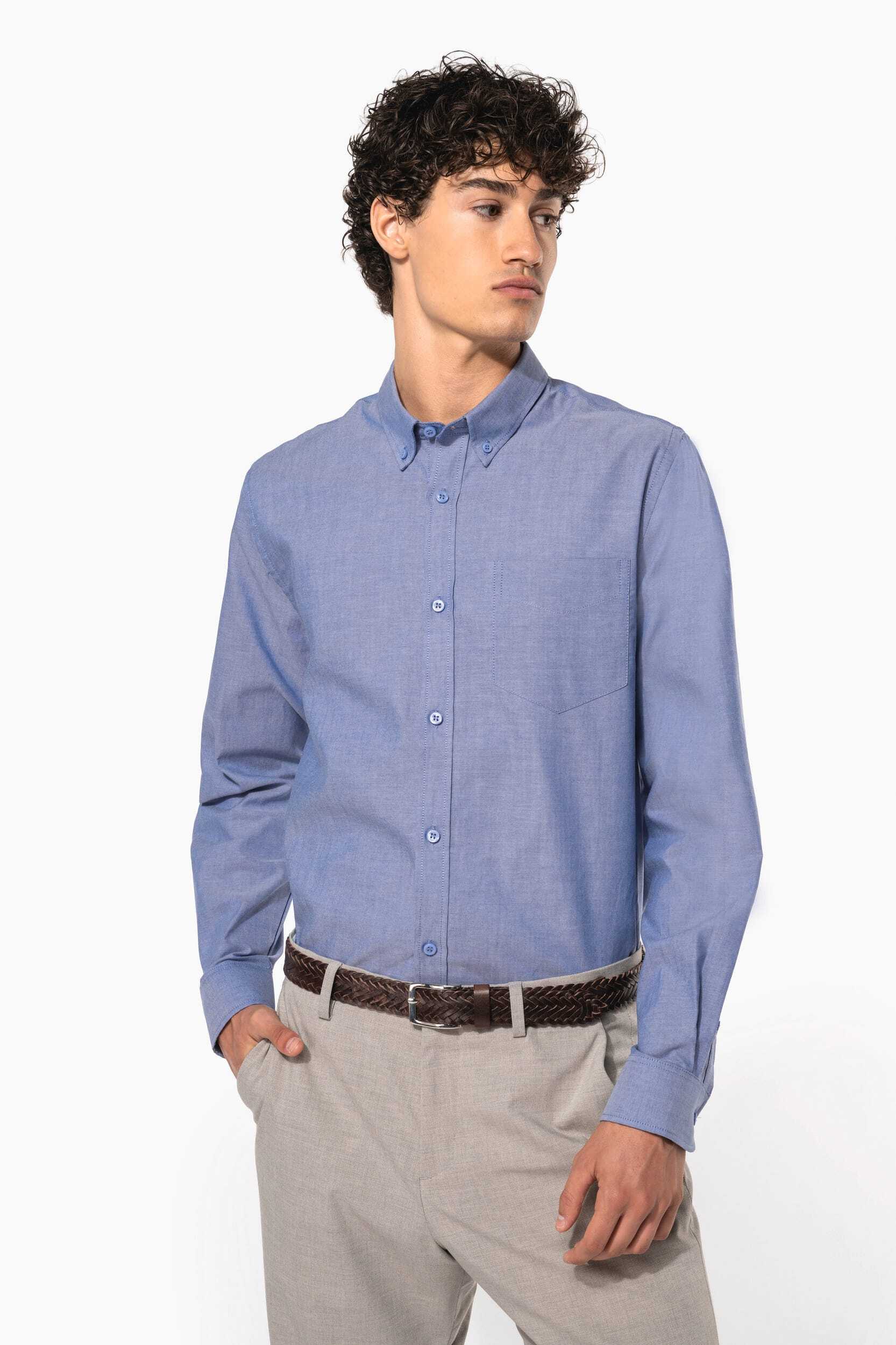 Chemises personnalisable KARIBAN Chemise Oxford manches longues
