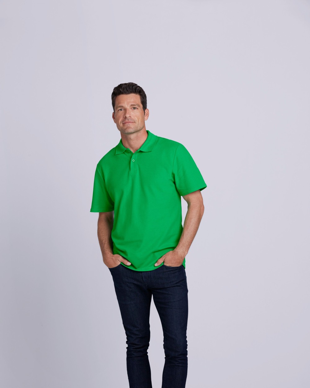 Polo's GILDAN Herenpolo Softstyle Dubbele piqué voor bedrukking &amp; borduring