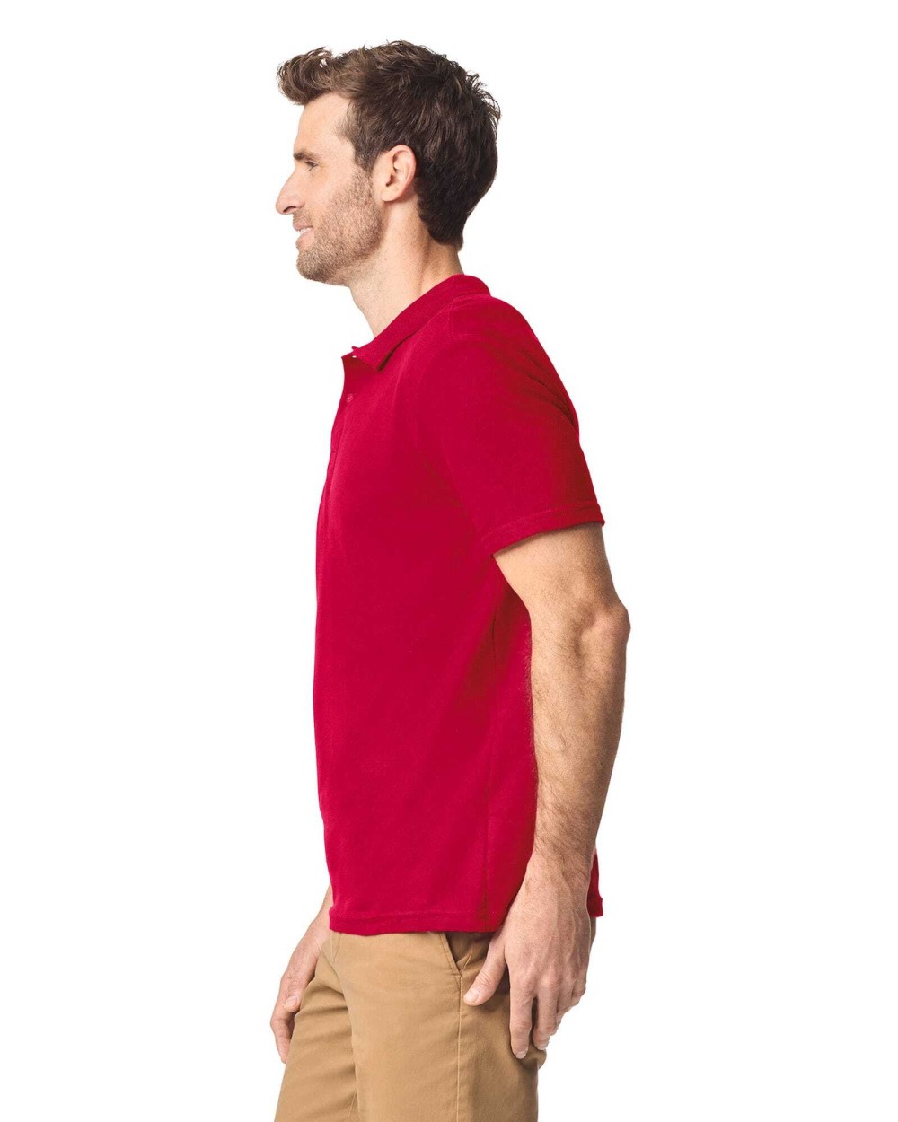 GILDAN Doppelpiqué-Poloshirt Softstyle für Herren Poloshirts personalisierbar