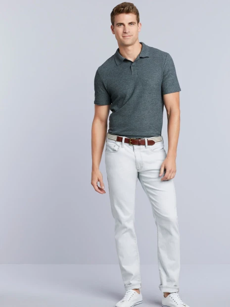 Polos à personnaliser GILDAN Polo Homme Softstyle Double Piqué 