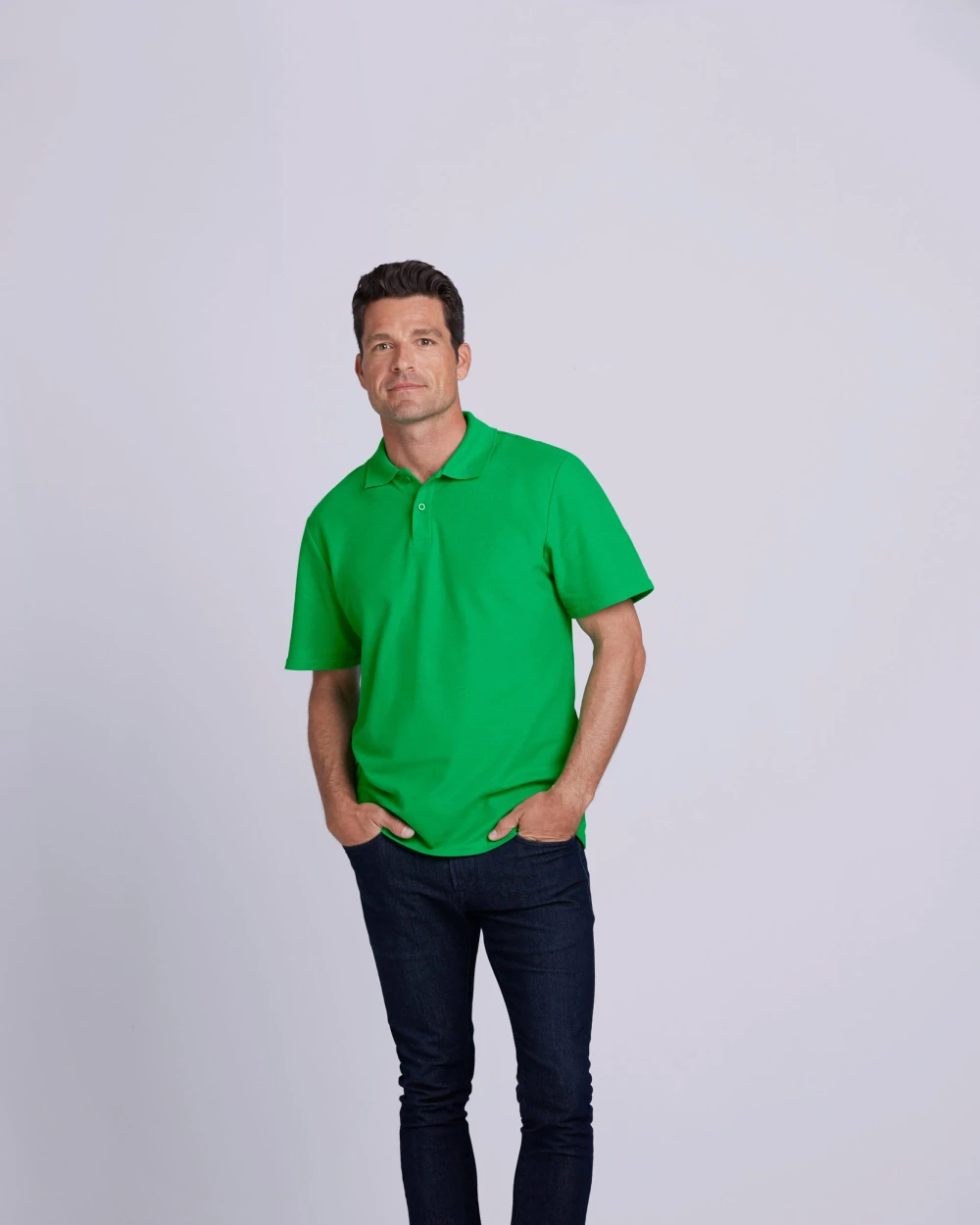 Polo's GILDAN Herenpolo Softstyle Dubbele piqué voor bedrukking &amp; borduring
