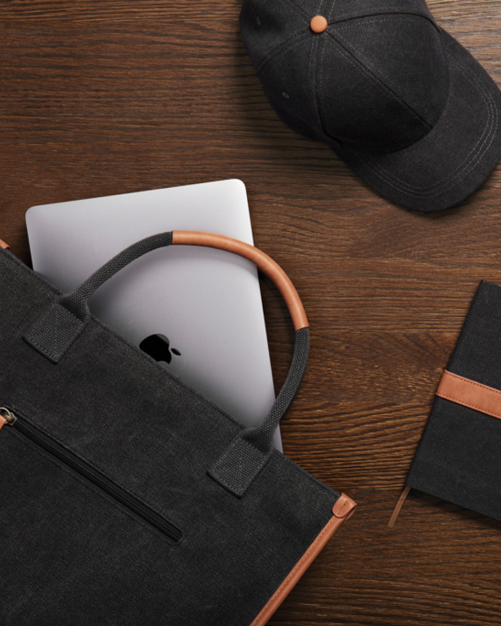 Tassen & Zakken VINGA VINGA Bosler RCS recycled canvas office draagtas voor bedrukking &amp; borduring