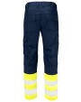Broeken PROJOB 6537 SIGNALISATIE STRETCHBROEK MET KNIEZAKKEN EN ISO 20471 KLASSE 1 voor bedrukking &amp; borduring