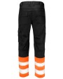 Broeken PROJOB 6537 SIGNALISATIE STRETCHBROEK MET KNIEZAKKEN EN ISO 20471 KLASSE 1 voor bedrukking &amp; borduring