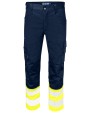 Broeken PROJOB 6537 SIGNALISATIE STRETCHBROEK MET KNIEZAKKEN EN ISO 20471 KLASSE 1 voor bedrukking &amp; borduring