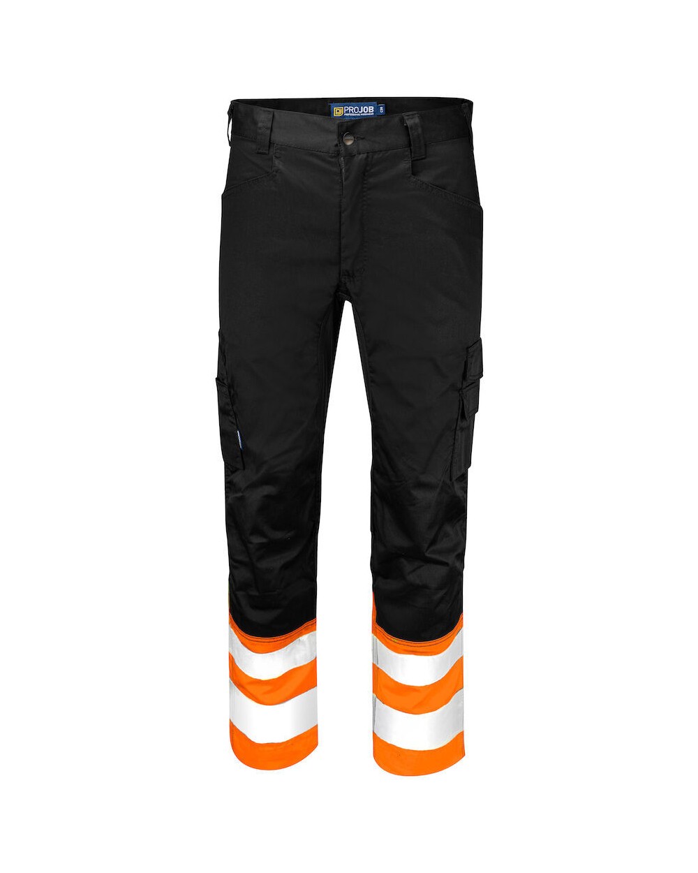 Broeken PROJOB 6537 SIGNALISATIE STRETCHBROEK MET KNIEZAKKEN EN ISO 20471 KLASSE 1 voor bedrukking &amp; borduring