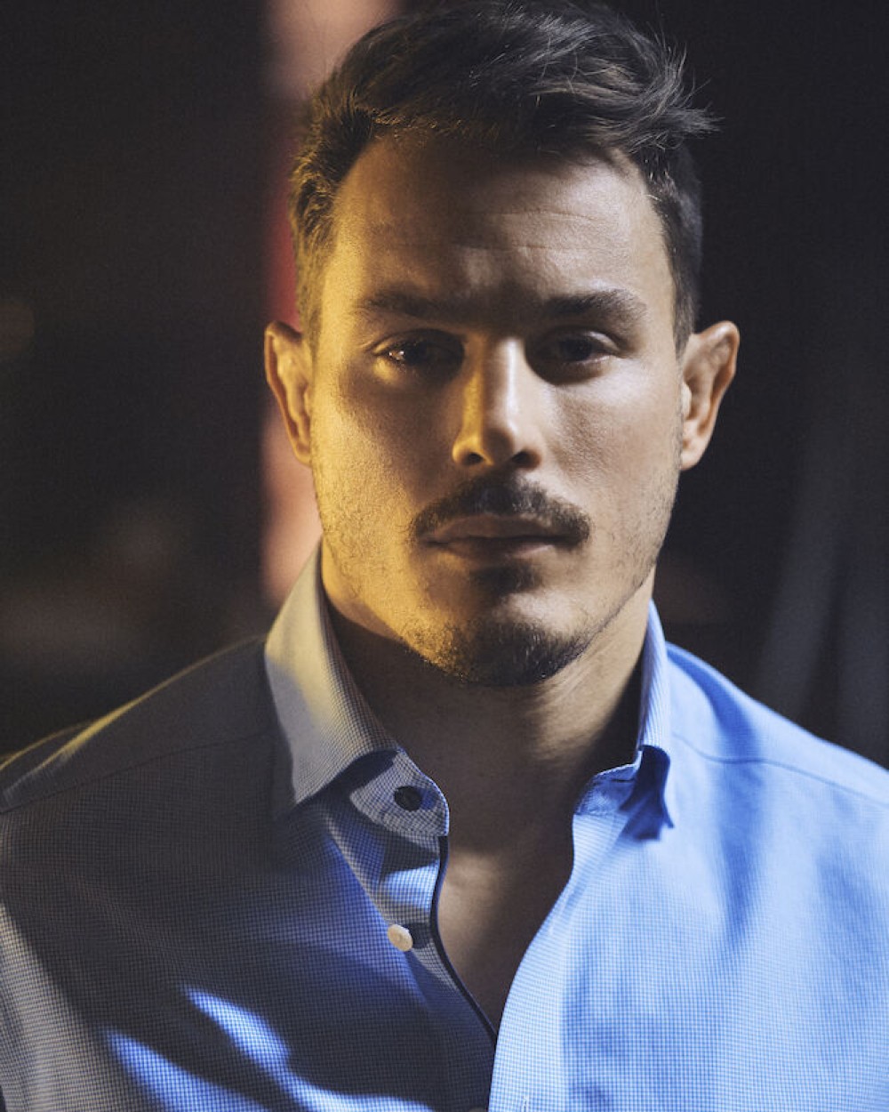 Hemden J. HARVEST & FROST Purple Bow 141 
Hemd Slim Fit Man voor bedrukking &amp; borduring