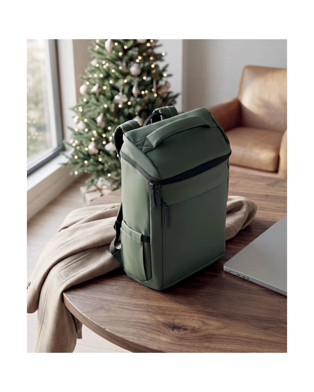 4DO 15" PU Laptop-Rucksack Taschen personalisierbar