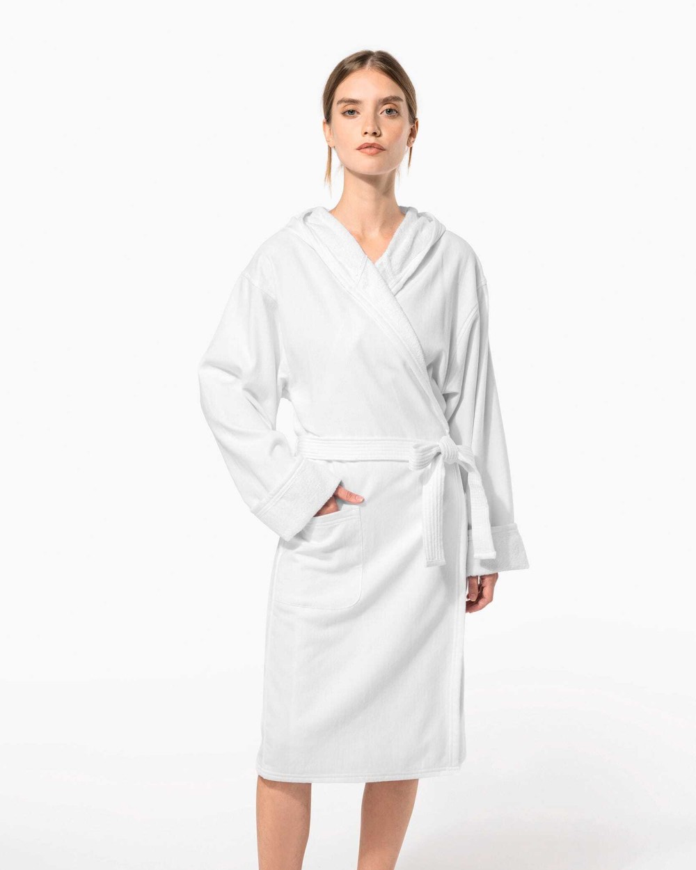 Produits éponges personnalisable KARIBAN Peignoir de bain à capuche Bio