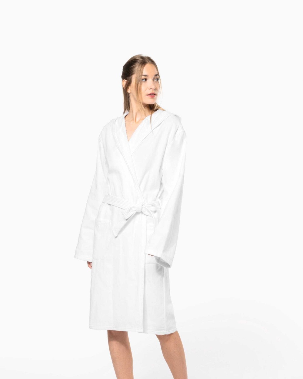 Produits éponges personnalisable KARIBAN Peignoir de bain à capuche Bio