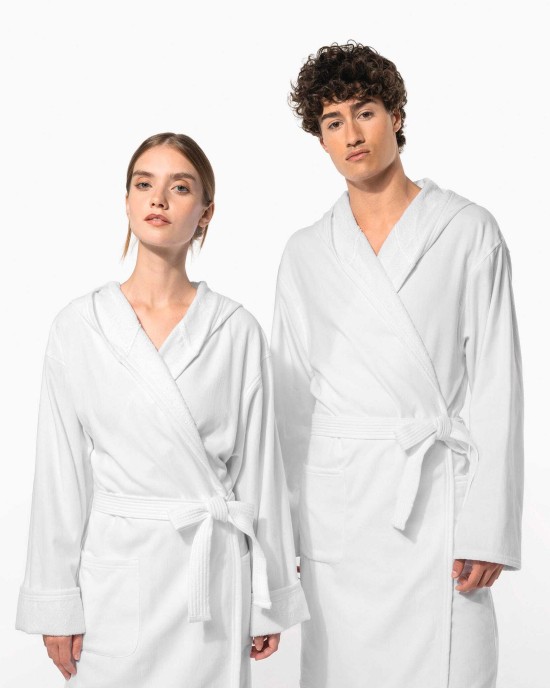 Produits éponges personnalisable Kariban Peignoir de bain à capuche Bio