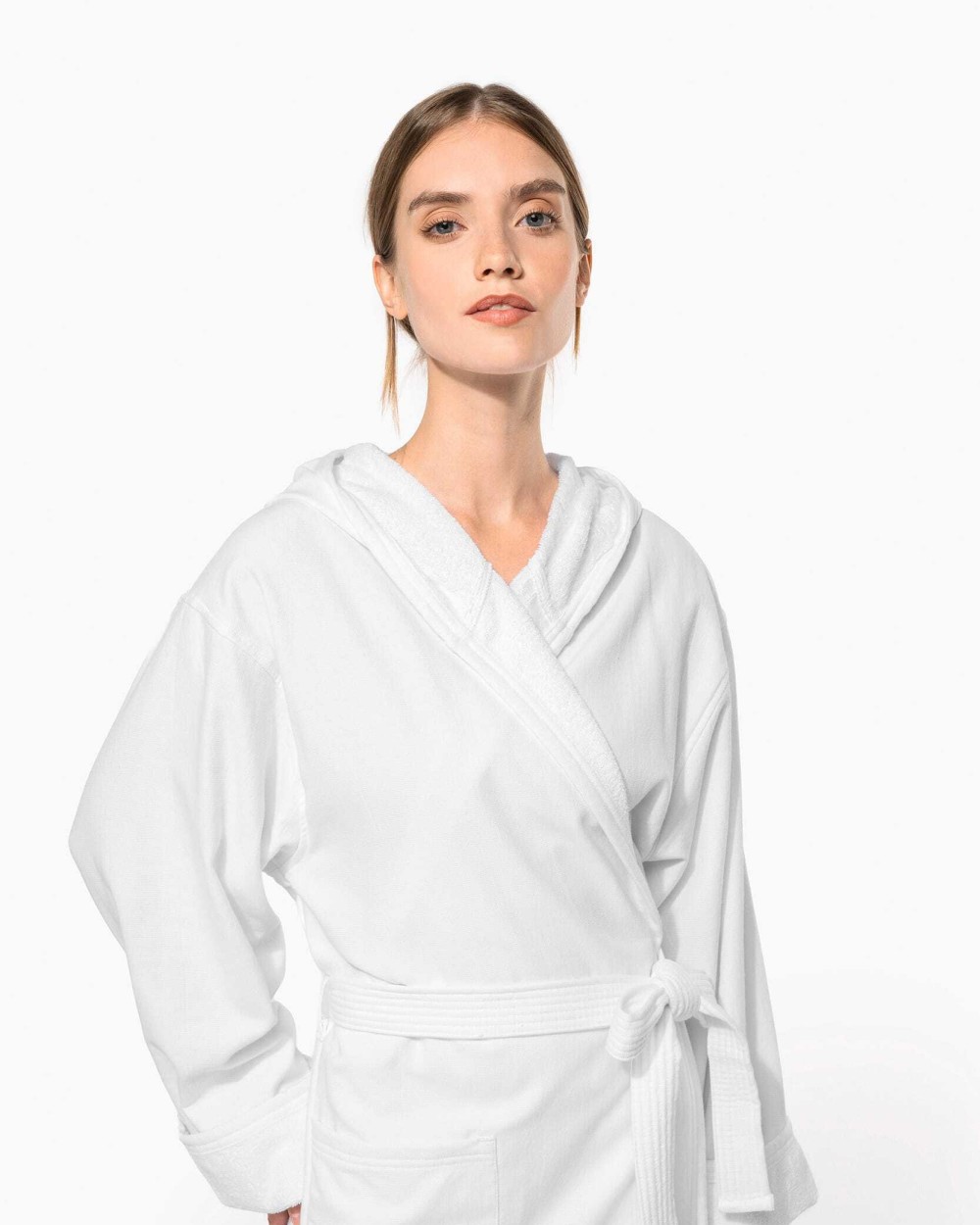 Produits éponges personnalisable KARIBAN Peignoir de bain à capuche Bio