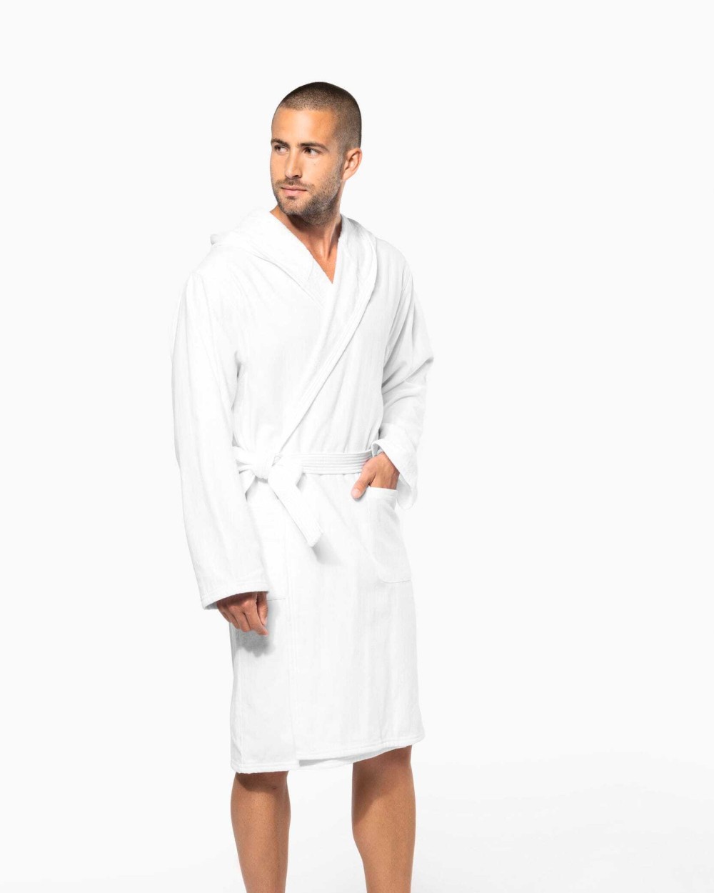 Produits éponges personnalisable KARIBAN Peignoir de bain à capuche Bio