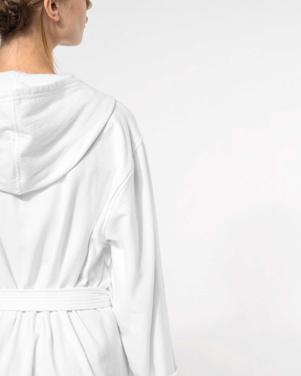 KARIBAN Bademantel mit Kapuze Bio Bad Artikeln personalisierbar