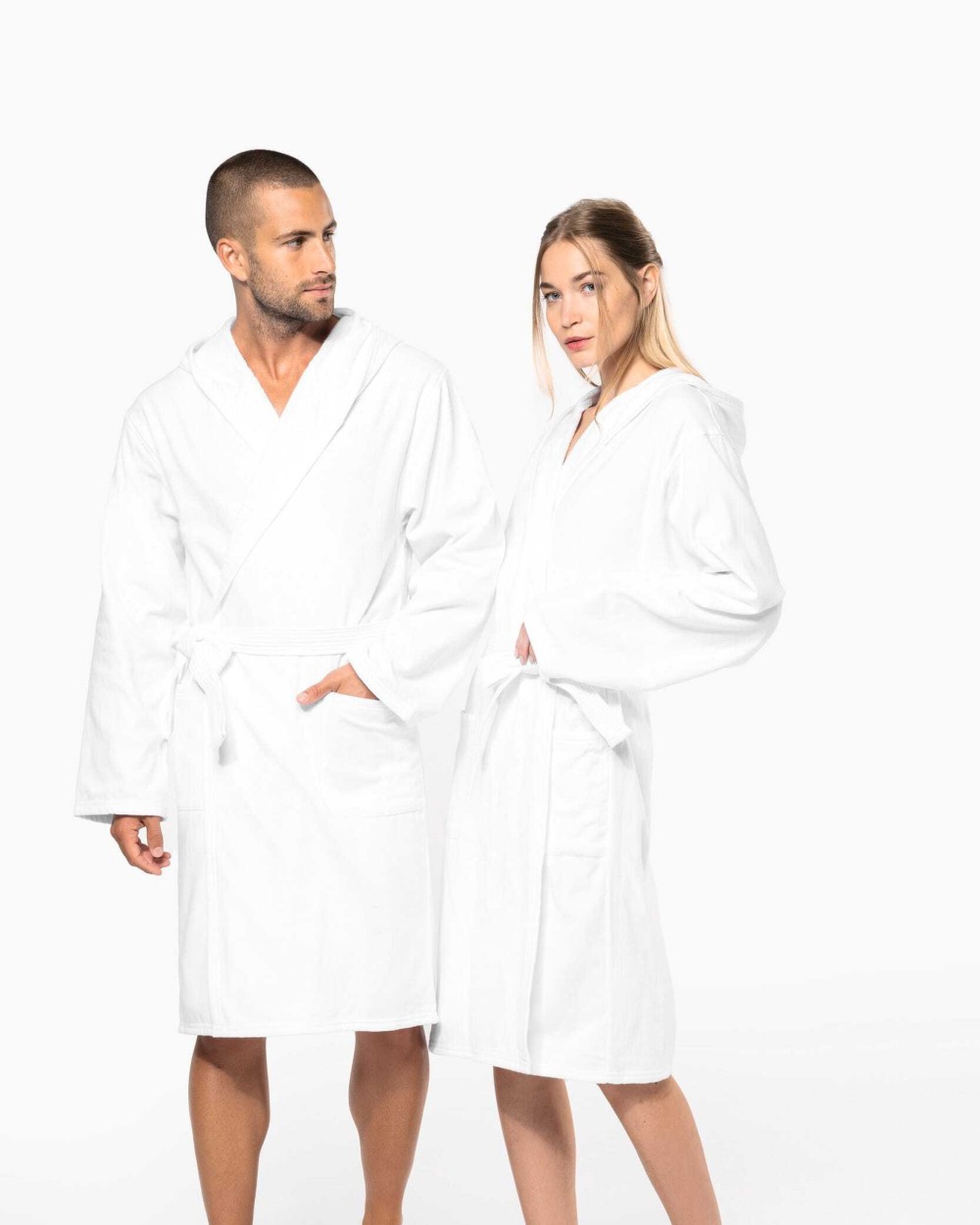 Produits éponges personnalisable KARIBAN Peignoir de bain à capuche Bio