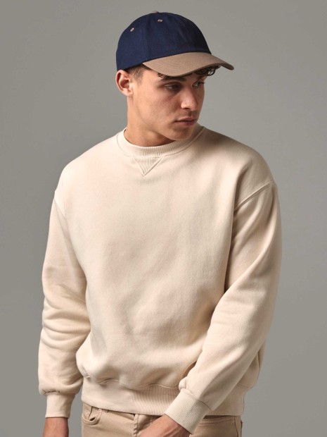 Casquettes à personnaliser BEECHFIELD Casquette homme profil bas en coton brossé - 6 panneaux 