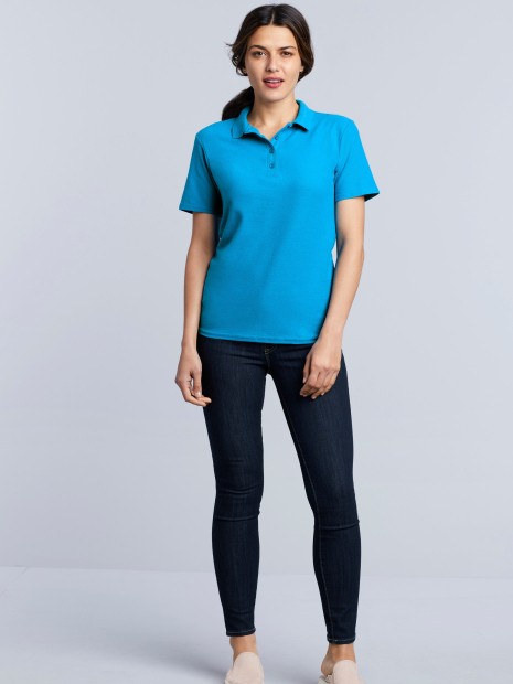 Polos à personnaliser GILDAN Polo Femme Softstyle Double Piqué 