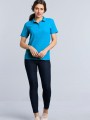 Polos à personnaliser GILDAN Polo Femme Softstyle Double Piqué 