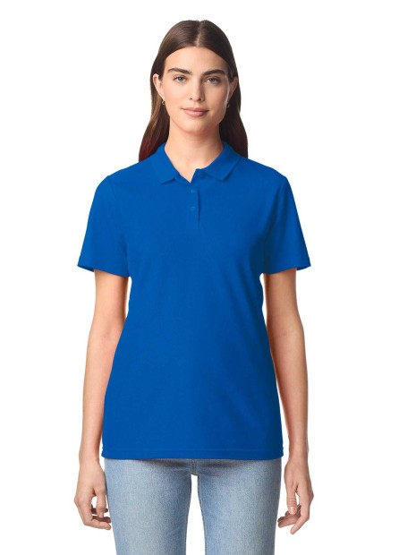 Polos à personnaliser GILDAN Polo Femme Softstyle Double Piqué 