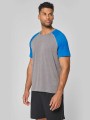 T-Shirts à personnaliser PROACT T-shirt triblend bicolore sport manches courtes unisexe 