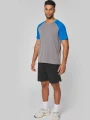 T-Shirts à personnaliser PROACT T-shirt triblend bicolore sport manches courtes unisexe 