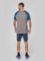 T-Shirts à personnaliser PROACT T-shirt triblend bicolore sport manches courtes unisexe 