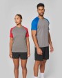 T-shirts PROACT Tweekleurig Triblend sport-T-shirt met korte mouwen volwassene voor bedrukking &amp; borduring