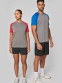 T-Shirts à personnaliser PROACT T-shirt triblend bicolore sport manches courtes unisexe 