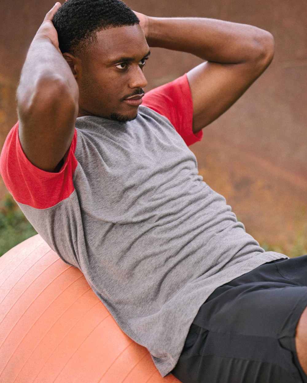 T-shirts PROACT Tweekleurig Triblend sport-T-shirt met korte mouwen volwassene voor bedrukking &amp; borduring